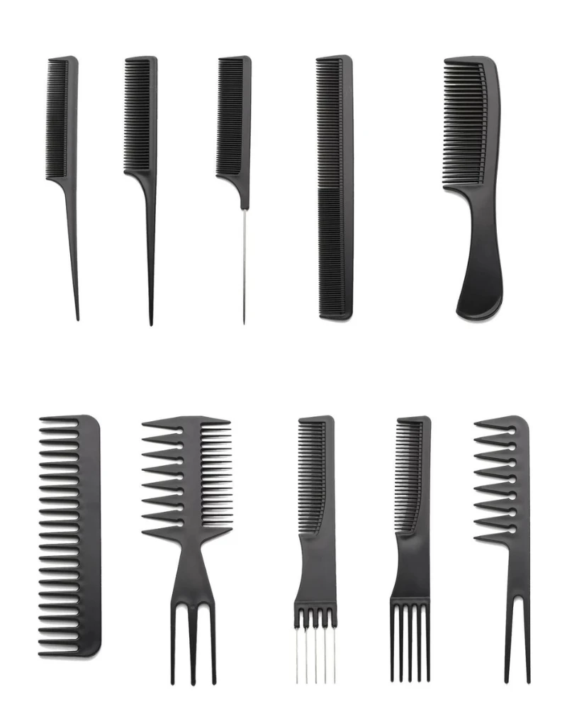 10 Piece Professional Styling Comb Set